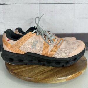 On Running Cloud Go Sneaker Womens 10 Orange Lace up Shoe Active Comfort